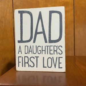 “DAD A DAUGHTERS FIRST LOVE” 💕 BLOCK PICTURE